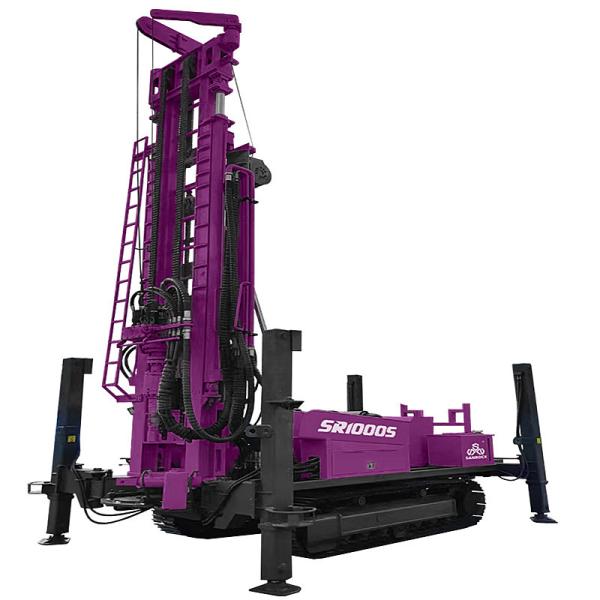 Water Well Drilling Rig With Foam Pump 1200m Water Drilling Rig Hydraulic Water Drilling Machine
