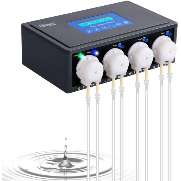 Buy 4 Channel Aquarium Dosing Pump DC12V With 8 Titration Hoses at wholesale prices