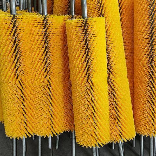 Buy Belt Cleaning V-Shaped Spiral Nylon Brush Roller at wholesale prices