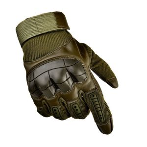 Blue Black Tactical Army Gloves Military Hard Knuckle For Military Operations