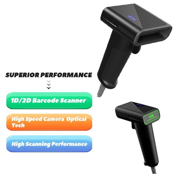 Buy 1D 2D Qr Bar Codes Android Mobile Phone Computer Handheld Wired Wireless 2.4G Bar Code Passport Handheld Barcode Scanner at wholesale prices