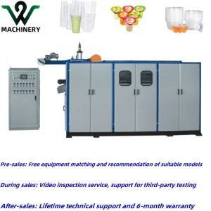 High speed Plastic Thermoforming Machine plastic cup making machine