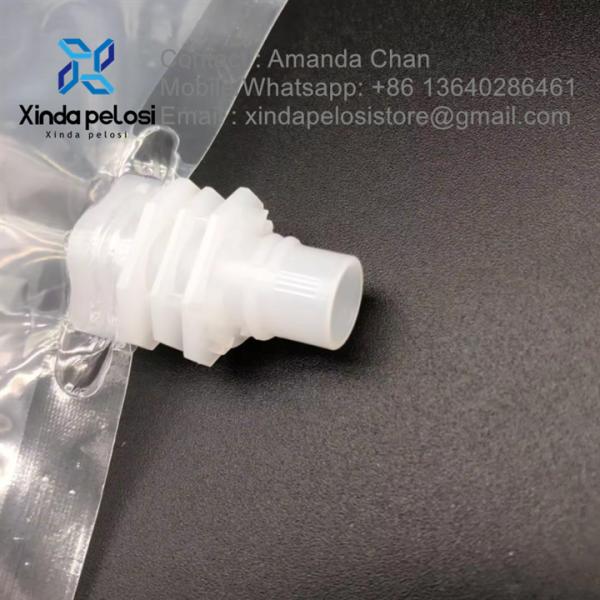 Buy Reusable Clear Plastic Spouted Liquid Drink Bag Pouch Alcohol Pouch at wholesale prices