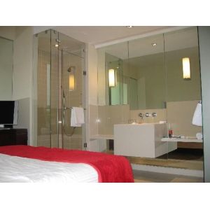 China Hotel Shower Room Self Cleaning Glass Anti Bacteria EN12150 Standards on sale