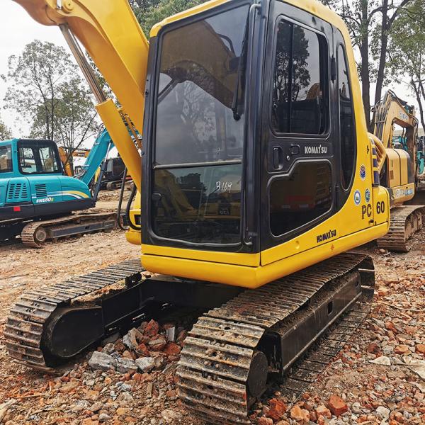 Used Track Komatsu 5t Excavator PC60-7 Hydraulic Crawler Digger