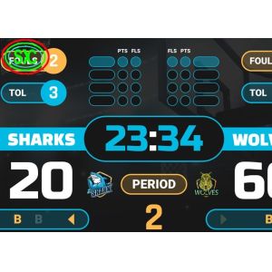 Waterproof P4 Outdoor Led Scoreboard Video Screen With Score System Hight