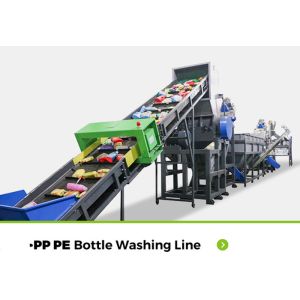 Custom Plastic Recycling Washing Line For Pp Pe Abs / Ps Rigid Form Bottle