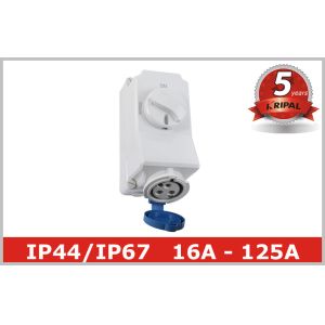 220V 380V Electrical Socket Outlets with Industrial Switch Interlock