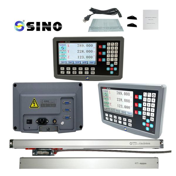 SINO SDS2-3VA 3 Axis DRO Readout With Linear Encoder Scale For Lathe Milling Machines