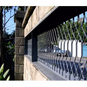 China Hot Dip Galvanized Carbon Steel Expanded Metal With Gothic Style on sale