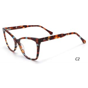 Cat Eye Acetate Optical Frame Eyeglasses For Women Colorful Eyewear