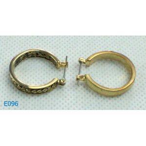 Newest bronze plated zirconia stud earring in 2012