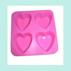 silicone trays for baby food ,heart shape food grade silicone ice tray