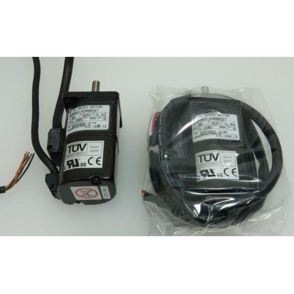 Industrial Servo Motor Yaskawa Electric AC SERVO MOTOR 30W 200V 0.42A SGMAH-A3ABA21