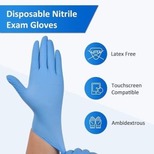 Professional Disposable Nitrile Gloves with Different Thickness 3mil 4mil 5mil