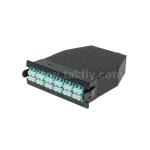 Fiber Optic MPO Cassette Module MPO/MTP-LC 12C/24C for Data Center FTTX