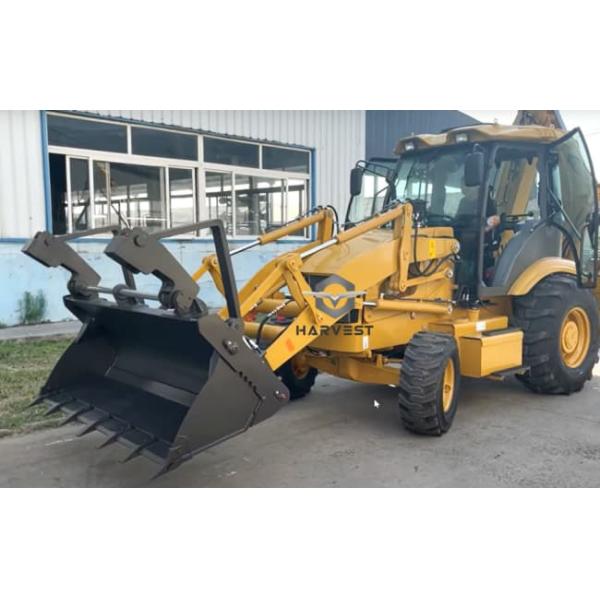 4WD Powerful Backhoe Loader SAM388 with Cummins Engine Hot Sale in Jamaica