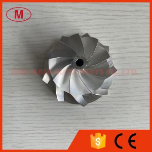 Quality RHF5HB 50.39/68.01mm 9+0 blades point milling Turbocharger milling/aluminum 2618/billet compressor wheel for sale