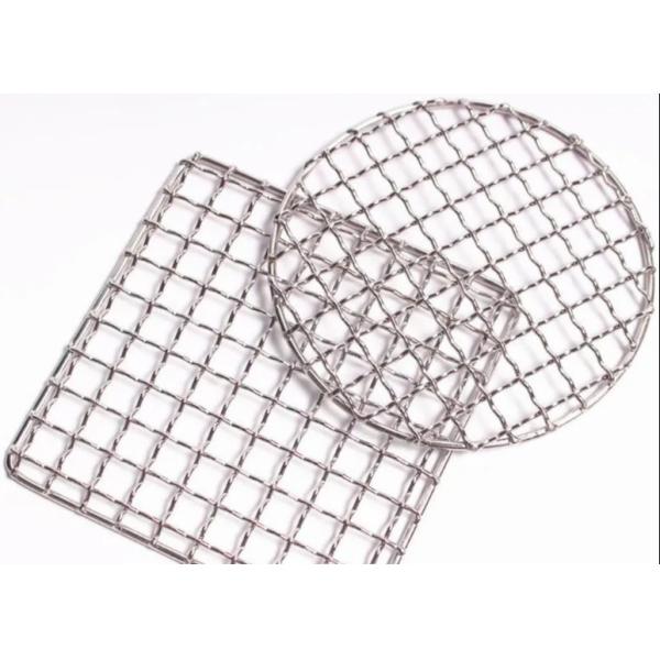 304 Stainless Steel BBQ Grill Mesh 165-550mm Round High Temp Resistant