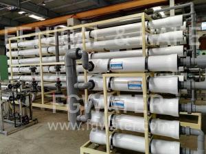 China 30000GPD Brackish Water Reverse Osmosis , Commercial Reverse Osmosis Water System on sale