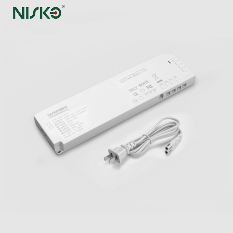 100W 60W Wardrobe LED Light Power Supply 12V DC Multi-port Output Power Transformer