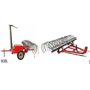 Double entry lawn mower,