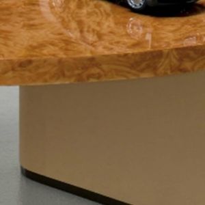 1000mm Italian Coffee Table 45cm Pine Round Couchtisch