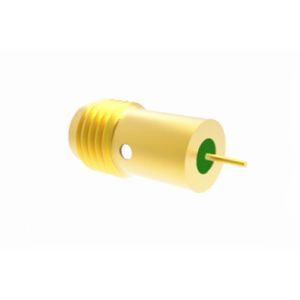 SMA Hermetically Sealed Bulkhead Female RF Connector With Microstrip