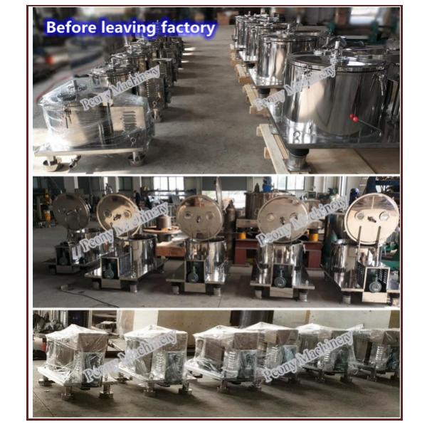 Natural Organic Plant Basket Type Centrifuge Full Spectrum Extraction Equipment