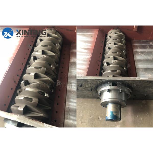 Overload Protection Pipe Plastic Shredder Machine With Crusher Machine