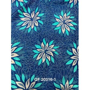 2.1m Wide 100gsm Polyester Tricot Fabric Flower Printing For Mattress Cover