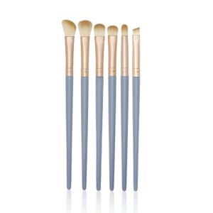 OEM ODM Synthetic Fibers Blue 15 Pcs Makeup Brush Set