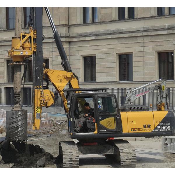 Diameter Hydraulic Piling Rig 43 / 37max Depth For Construction KR125A 1500mm