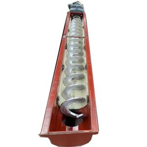 High Temperature Shaftless Tubular Screw Conveyor Machine Stainless Steel