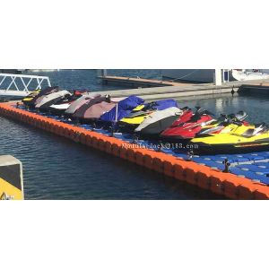 Plastic jet ski with dock