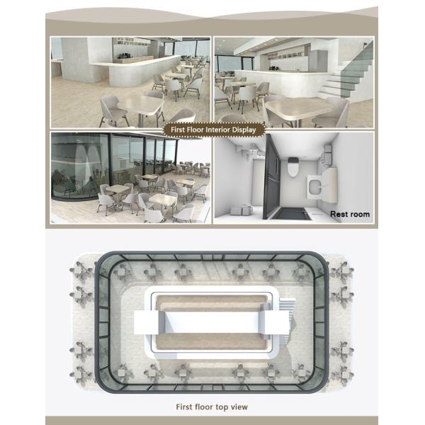 30m Length 15m Width Floating Restaurant Boat High Capacity for 200 People