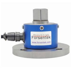 Square drive to flange reaction torque sensor torque transducer