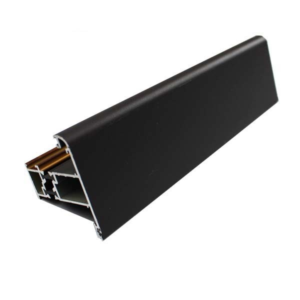 Buy Hexagonal Wood Finish Aluminium Profiles Customized For Stand Display at wholesale prices