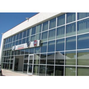 Fire Prevention Steel Frame Curtain Wall Sound Insulation With Various