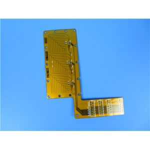 2 Layer Flexible Printed Circuit PCB (FPC) Built on Polyimide for the applicatio