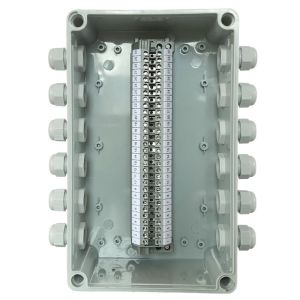 Electrical Enclosure Conduit Junction Box 250*150*200mm with UK2.5B Din Rail