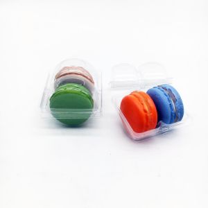 Custom Macaron Clear Acrylic Macaron Transparent Packaging Display Clear