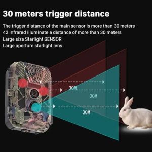 HB561 Trail Camera Infrared Night Vision 1080P Hunting Cameras