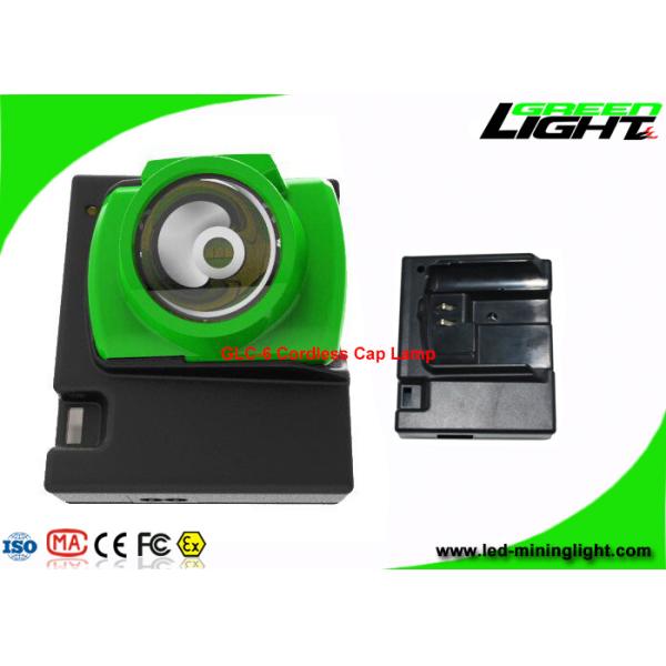 Digital Cordless LED Miners Cap Lamp Mining Hard Hat Lights 13000Lux 6.8Ah Battery