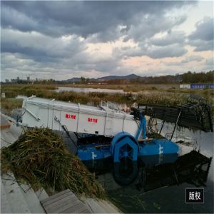 Width 0.5M Water Hyacinth Harvester Collection Boat Reed Harvester
