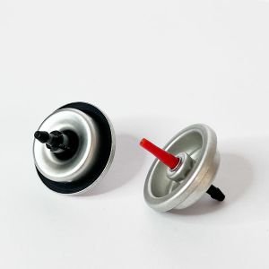 Normal Close Gas Lighter Refill Valve Silver Zine Alloy