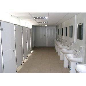 Standard Portable Ablution Container - Galvanized Steel Structure, Flatpacked