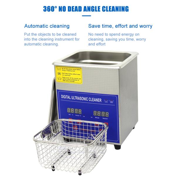 40khz Digital Ultrasonic Cleaner Electric 2L Ultrasonic Injector Cleaner