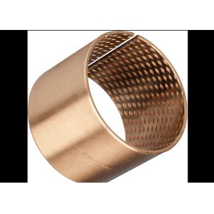CuSn8P FB090 Wrapped Bronze Bearing With Grease Pockets