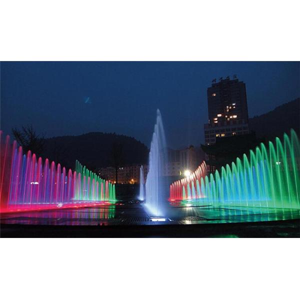 24VDC 27W Power Submersible Led Fountain Lights For G 1 1 / 2" Taper Water Jet Pipe